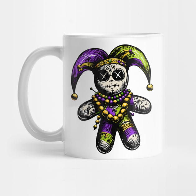 Mardi Gras Witch Doctor Goth Voodoo Doll Costume by Daysy1